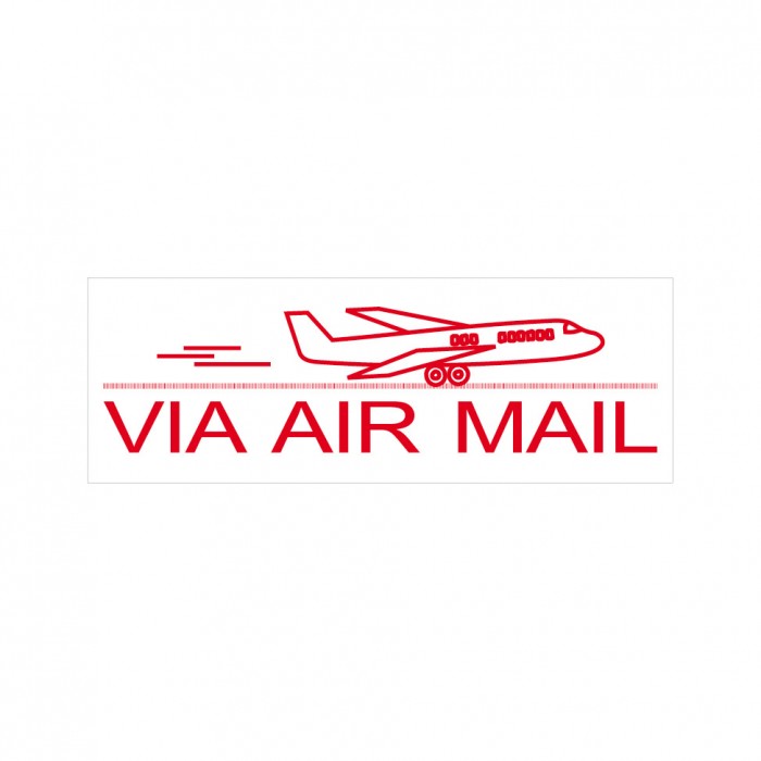 Via Air Mail Stock Stamp 4911/32 38x14mm